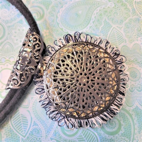 Blue Statement Pendant - Picture 4 of 11